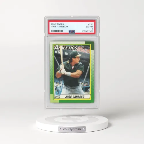 1990 Topps #250 Jose Canseco (PSA 6 EX-MT)