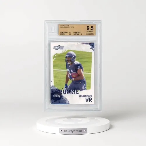 2010 Score #345 Golden Tate RC (BGS 9.5 GEM MINT)
