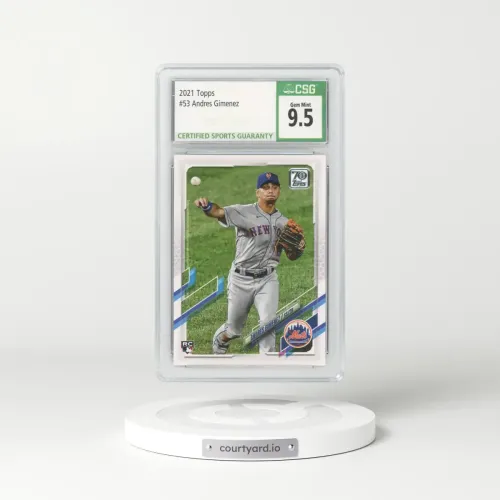2021 Topps #53 Andres Gimenez (CSG 10 GEM MINT)