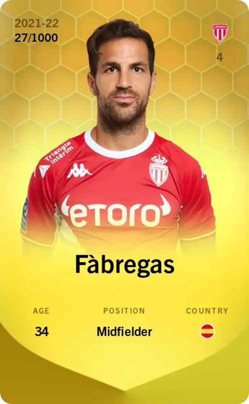 Fàbregas 2021-22 • Limited 27/1000