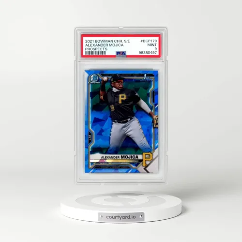 2021 Bowman Chrome Sapphire Edition Prospects #BCP179 Alexander Mojica (PSA 9 MINT)