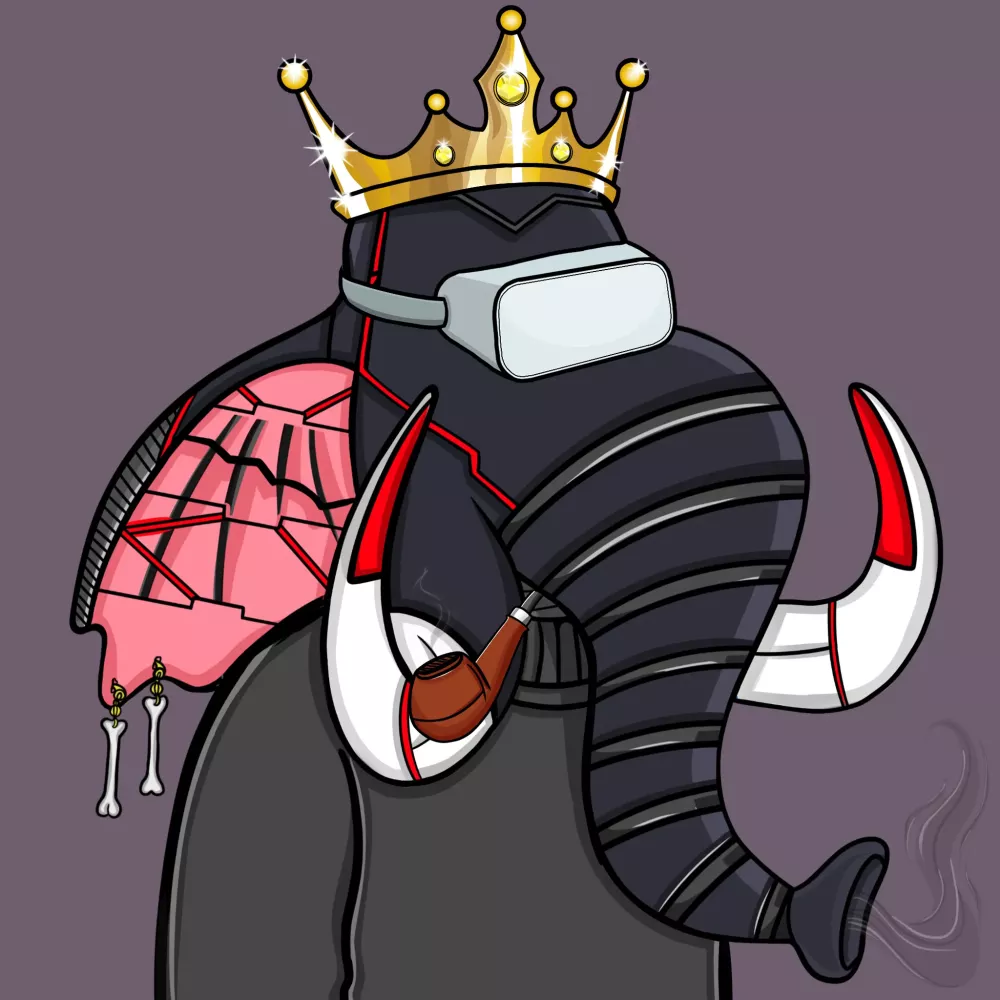 Untamed Elephant  #6450
