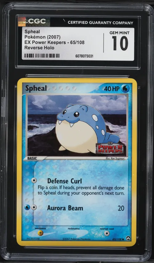 2007 #65 Spheal-Reverse Foil CGC