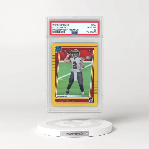2021 Panini Donruss #257 Kyle Trask - Press Proof Premium (PSA 10 GEM MINT)