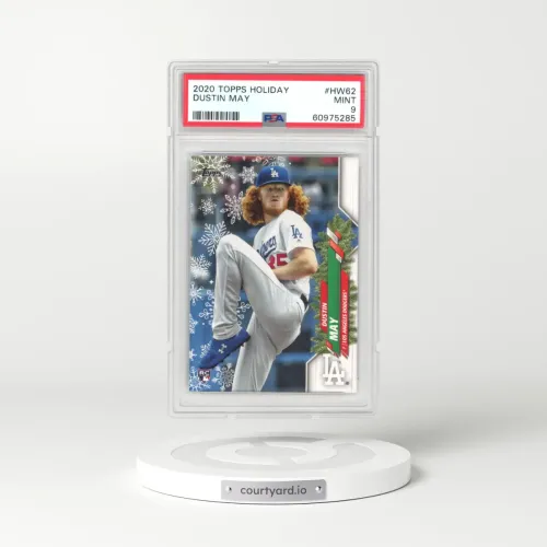 2020 Topps Holiday #HW62 Dustin May (PSA 9 MINT)