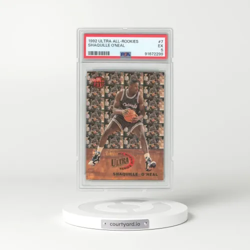 1992 Ultra All-Rookies #7 Shaquille O'Neal (PSA 5 EX)