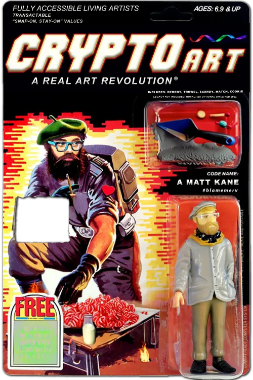 A MATT KANE Action Figure with Cement Trowel #12