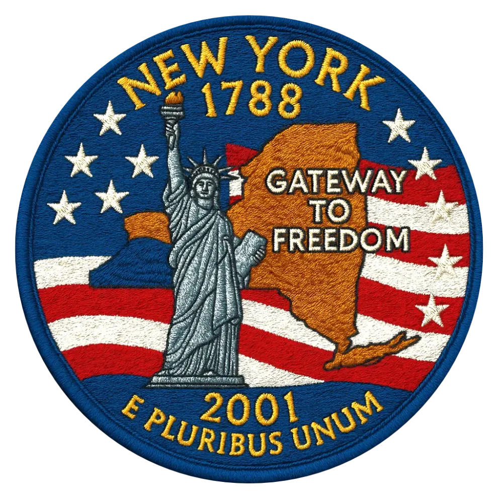 11/56 New York State Quarter Patch  #11