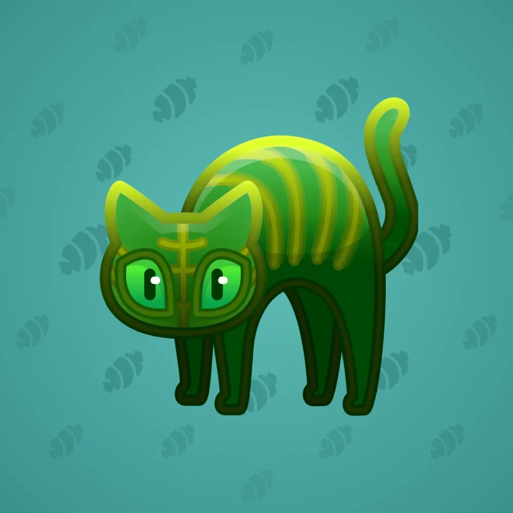 Scared Cat #17191