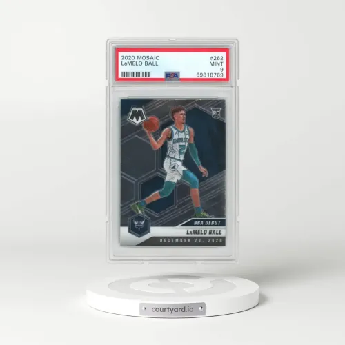 2020 Panini Mosaic #262 LaMelo Ball (PSA 9 MINT)