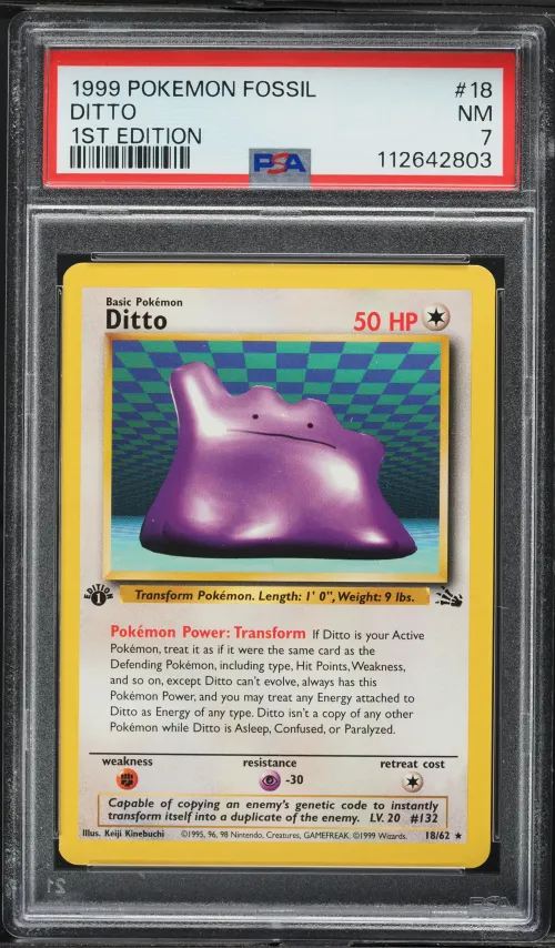 1999 #18 Ditto 1st Edition PSA 7