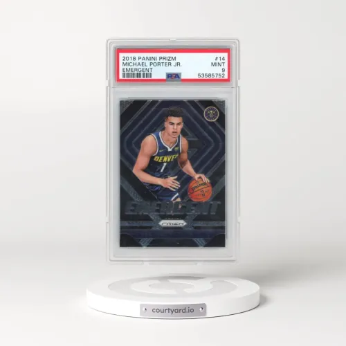 2018 Panini Prizm Emergent #14 Michael Porter Jr. (PSA 9 MINT)