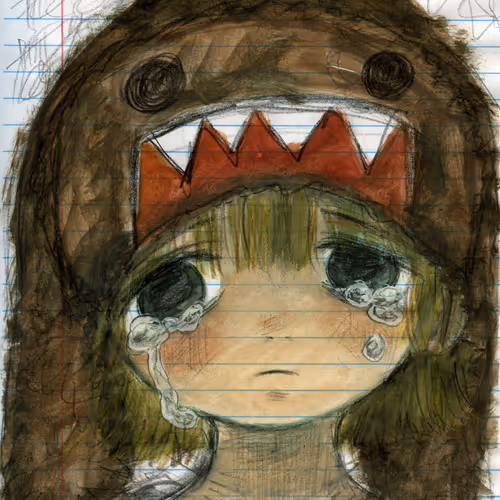 Crying Child in a Domo Ushanka #816