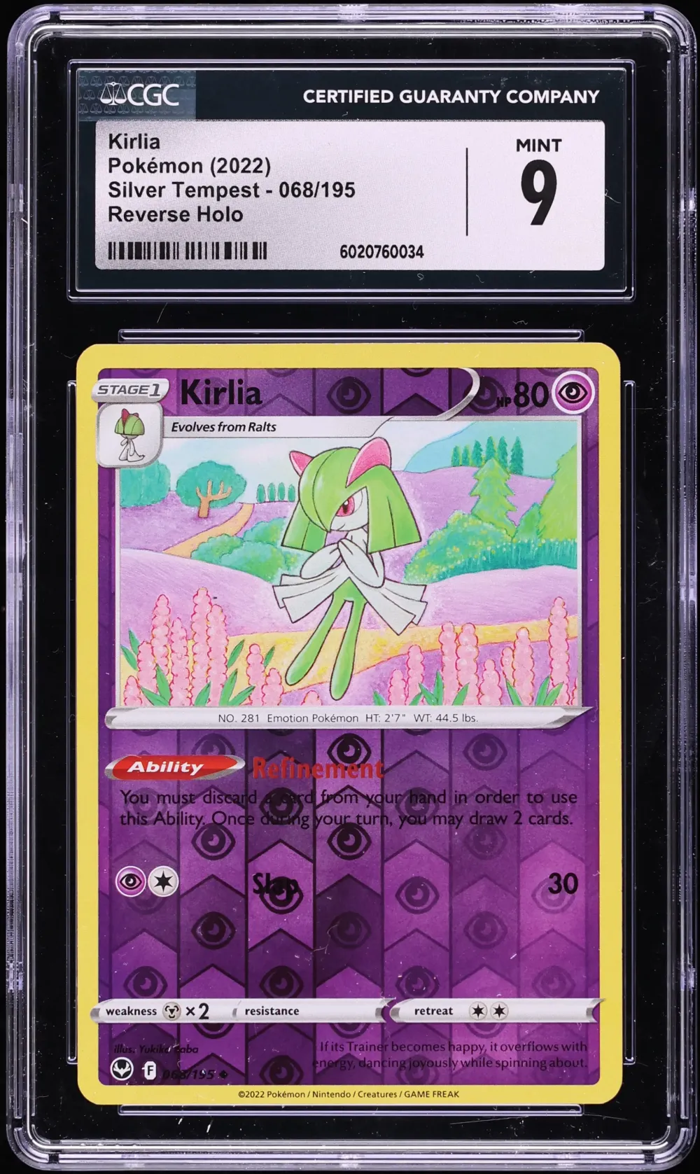 2022 #068 Kirlia Reverse Holo CG
