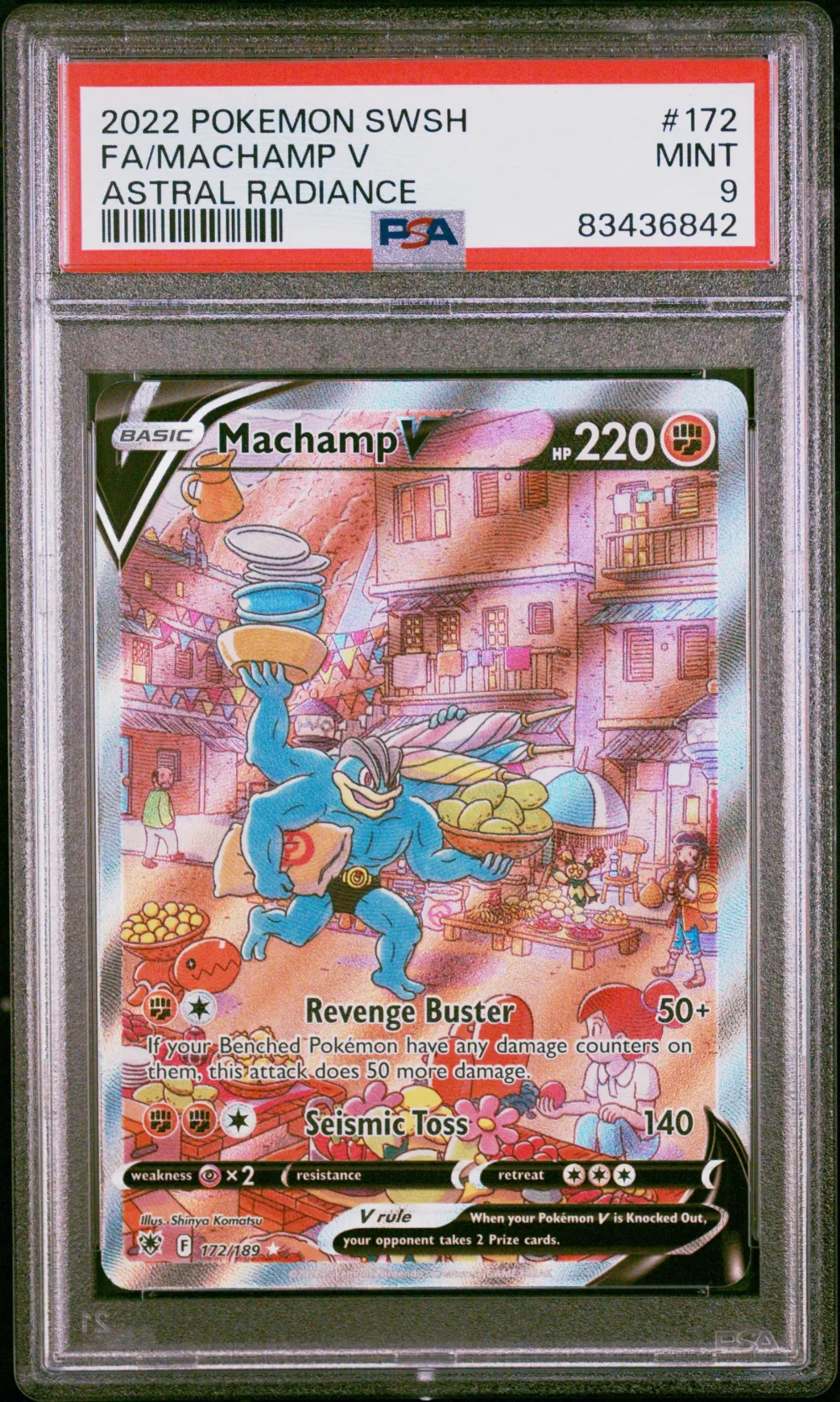 2022 #172 Full Art/Machamp V PSA