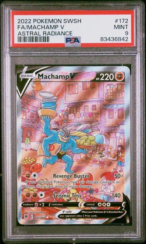 2022 #172 Full Art/Machamp V PSA