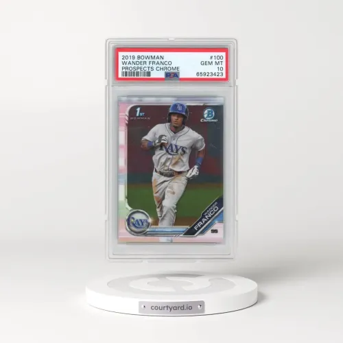 2019 Bowman Prospects Chrome #100 Wander Franco (PSA 10 GEM MINT)