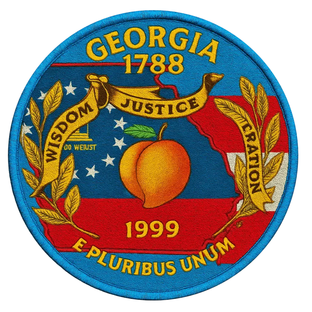4/56 Georgia State Quarter Patch  #4