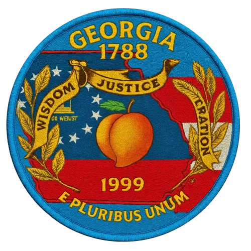 4/56 Georgia State Quarter Patch #4