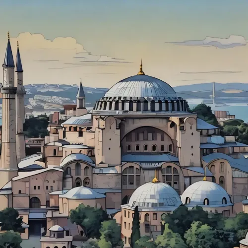 Byzantine Splendor: Hagia Sophia #135