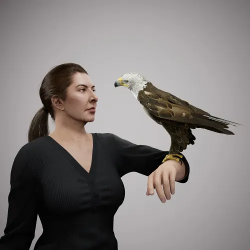 Portrait with Eagle #590