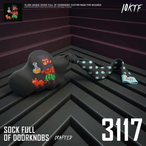 Wizard Sock Full of Doorknobs ＃3117