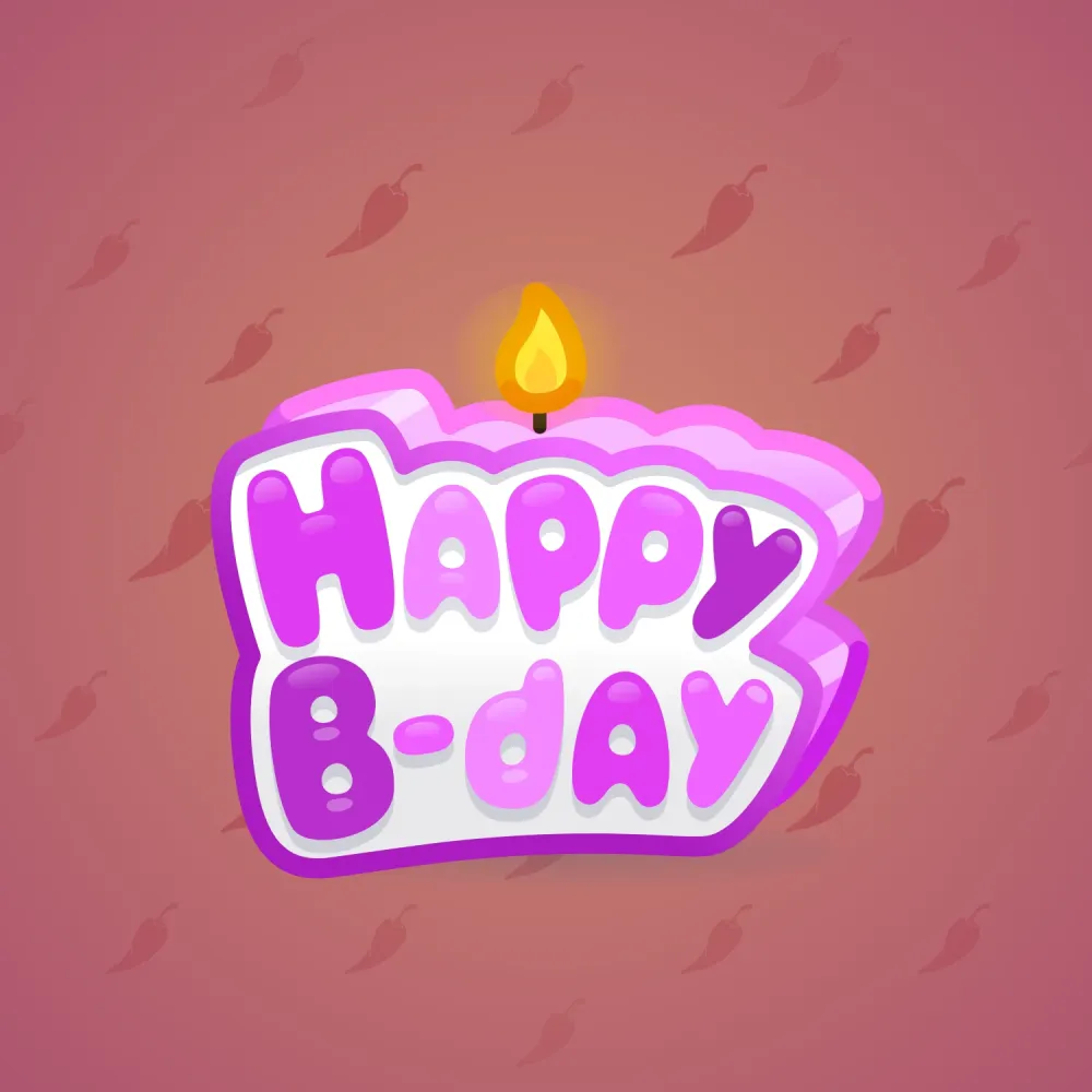 B-Day Candle #82312