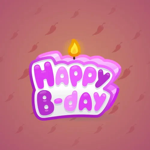 B-Day Candle #82312