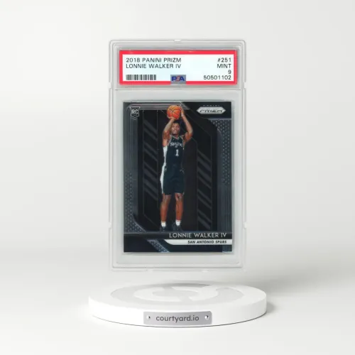 2018 Panini Prizm #251 Lonnie Walker IV (PSA 9 MINT)