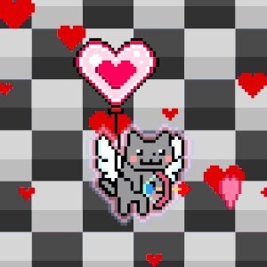 Cupid Nyan Balloon #25