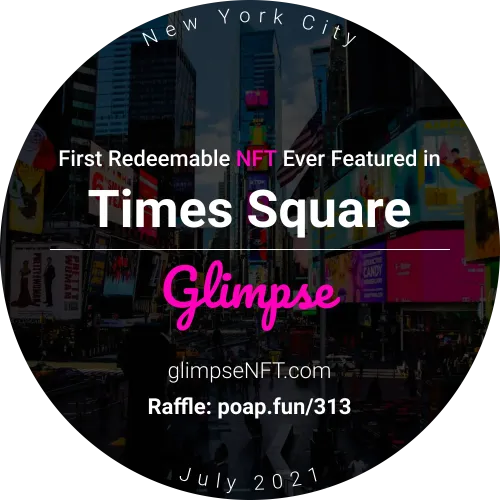 The First Redeemable NFT in Times Square, Ever! #589673