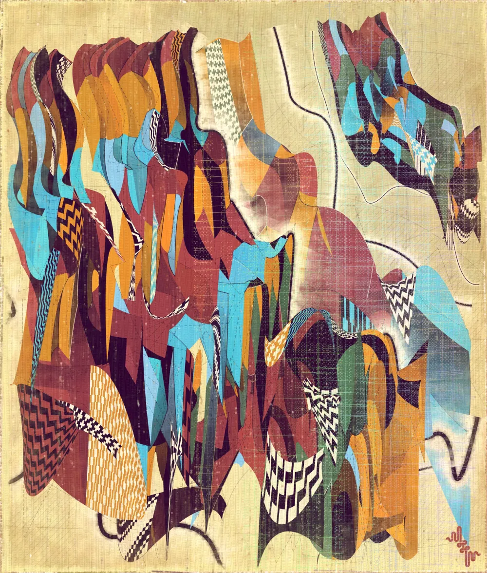 Amplitudes of Canvas #164