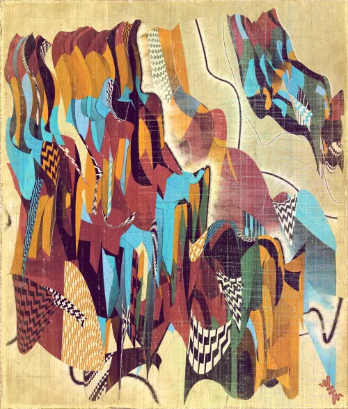 Amplitudes of Canvas #164