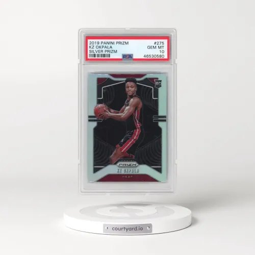 2019 Panini Prizm #275 KZ Okpala - Silver Prizm (PSA 10 GEM MINT)