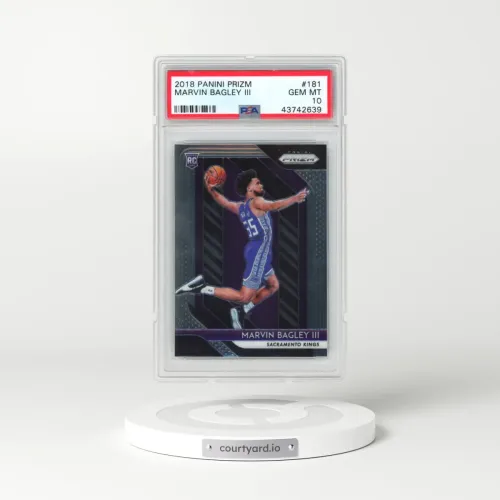 2018 Panini Prizm #181 Marvin Bagley III (PSA 10 GEM MINT)