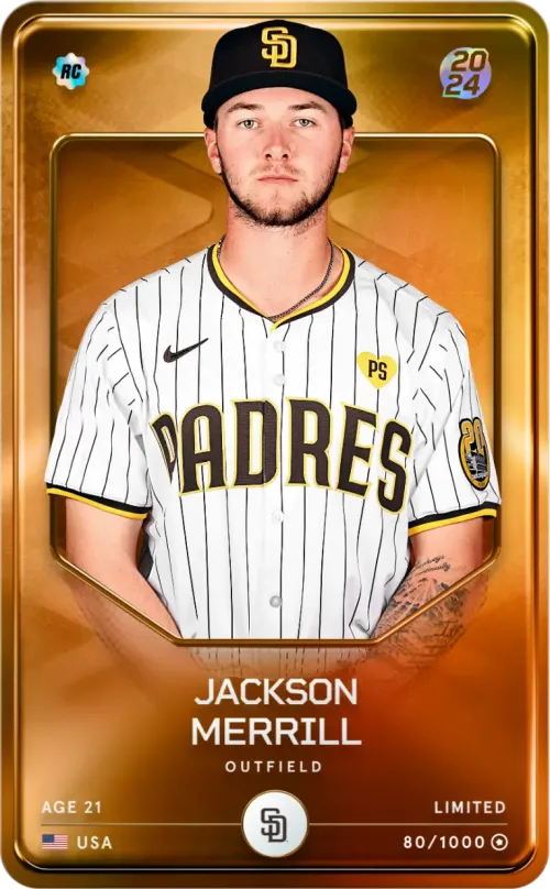 Jackson Merrill 2024 • Limited 80/1000