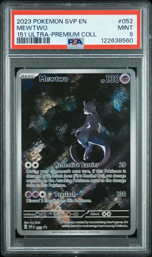 2023 #052 Mewtwo PSA 9 Svp EN-SV