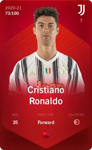 CristianoRonaldo2020-21•Rare73/100 #2348602554795556057532914029698185190607030274208140121910221802353421653836