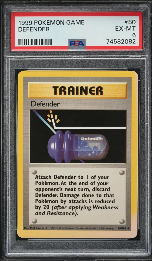 1999 #80 BASE SET DEFENDER PSA 6