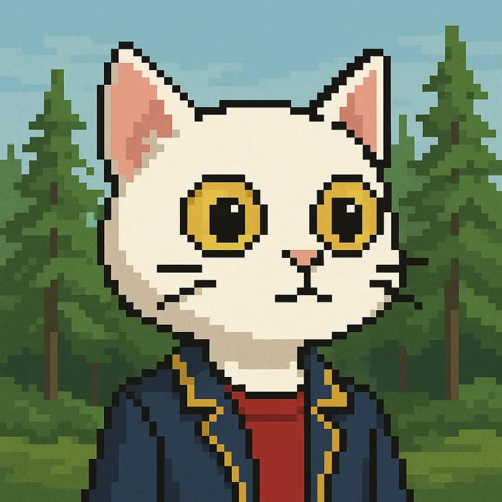 Pixel Alpha Cat No. 2 #3