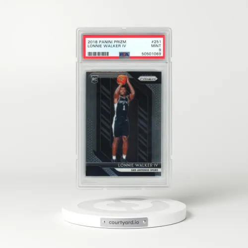 2018 Panini Prizm #251 Lonnie Walker IV (PSA 9 MINT)