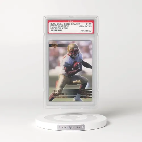 2000 Collector's Edge Graded #107 Peter Warrick - Uncirculated (PSA 10 GEM MINT)