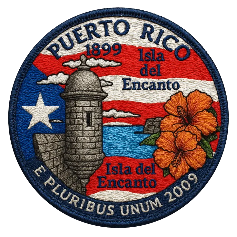  52/56 Puerto Rico State Quarter Patch #53