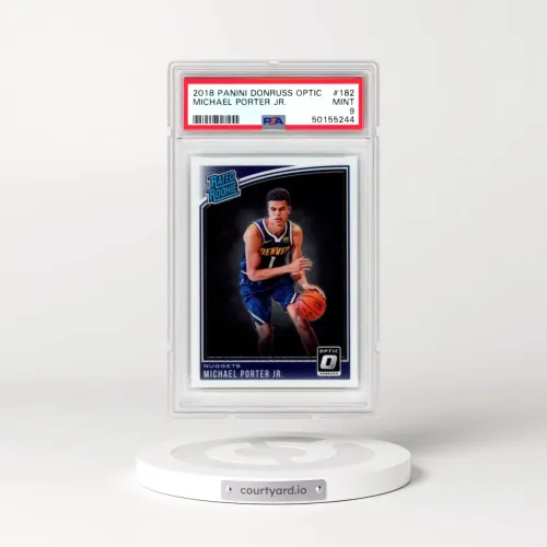 2018 Panini Donruss Optic #182 Michael Porter Jr. (PSA 9 MINT)
