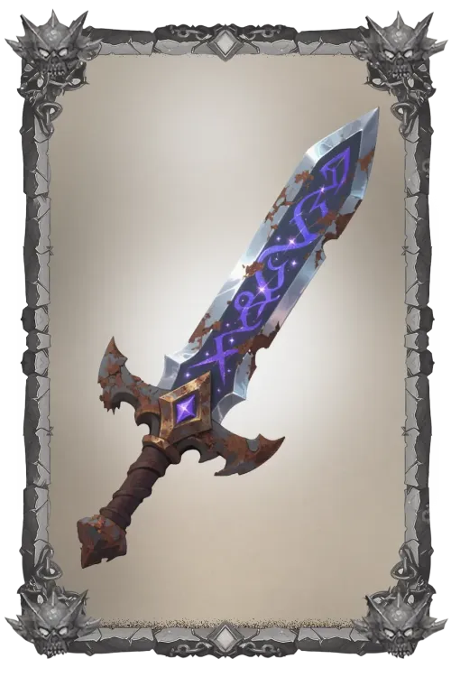 Silver-Tarnished Prince's Blade #10401