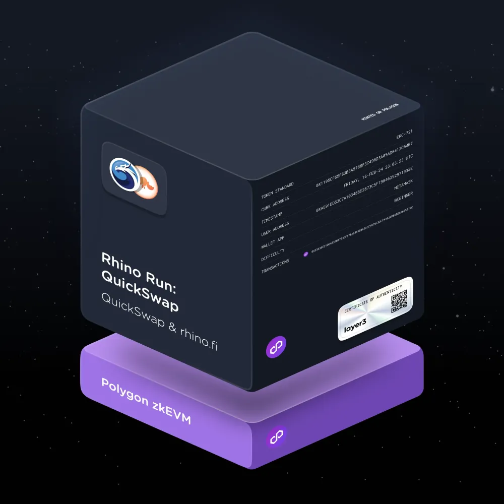 Rhino Run: QuickSwap #29059