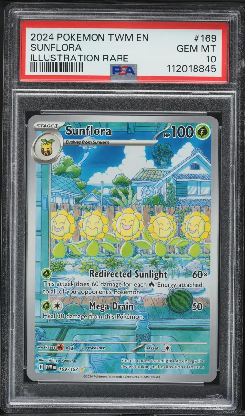 2024 #169 Sunflora PSA 10 Twm EN