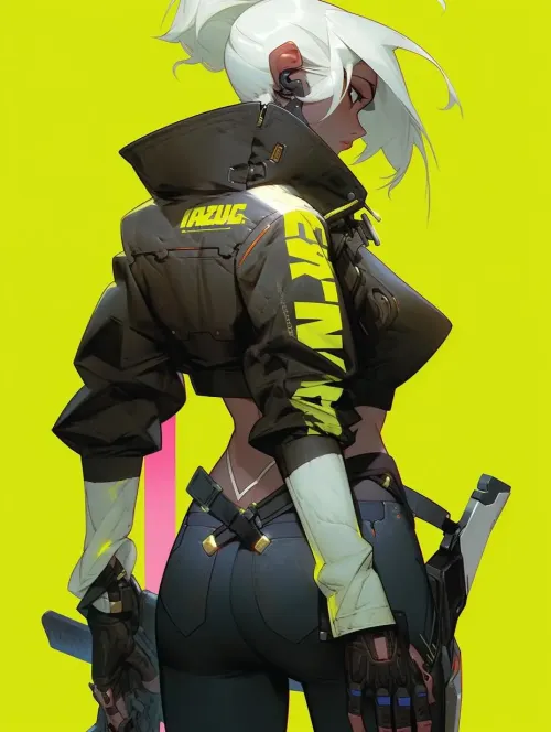 Cyberpunk Waifu #1868