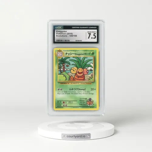 2016 Evolutions #109/108 Exeggutor (CGC 7.5 NM+)