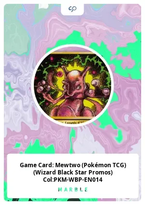 GameCard:Mewtwo(PokémonTCG)(WizardBlackStarPromos)Col:PKM-WBP-EN014 #58798